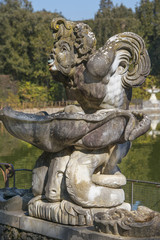 Wall Mural - fountain gargoyle at the Boboli Gardens in Florence, Italy