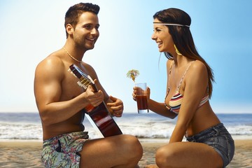 Wall Mural - Romantic summer holiday