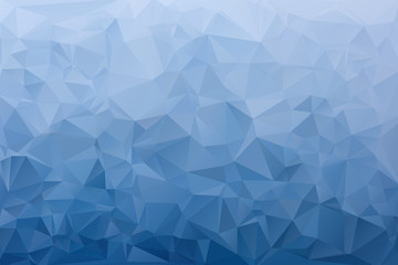 Wall Mural - blue triangular background