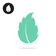 Mint leaf vector icon