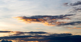 Fototapeta Zachód słońca -  in  philippines  abstract cloud and sunset