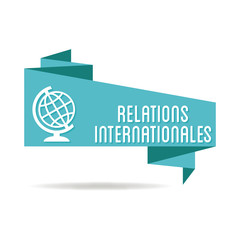 Poster - Logo relations internationales.