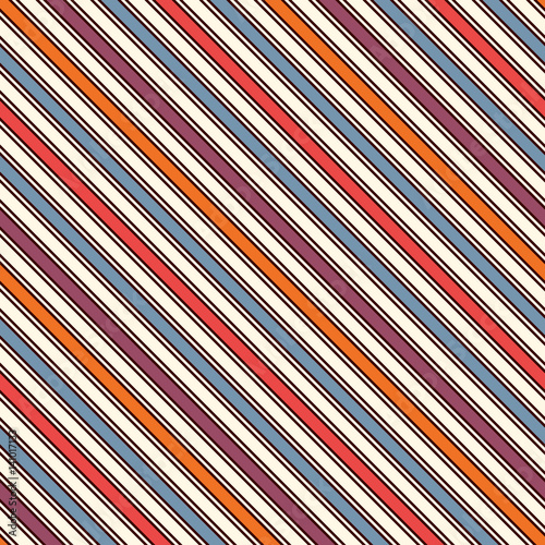Bright Colors Diagonal Stripes Abstract Background Thin Slanting