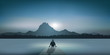 Ponton - Paysage - Lac - Montagne - méditation - Zen
