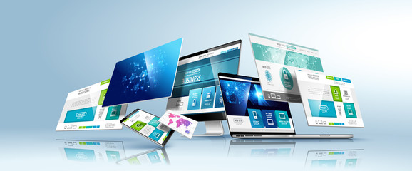 web design template. vector