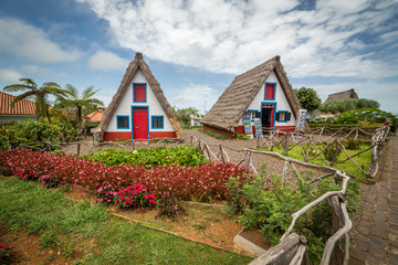 Santana traditiona houses of madeira