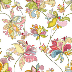 Seamless flower pattern