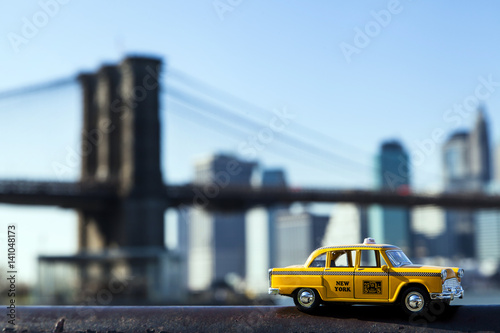 Pinturas sobre lienzo  Yellow Taxi & New-York