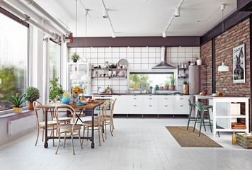 loft kitchen