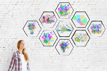 Aufkleber - Creativity concept