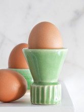 Eggs And Egg Cups 