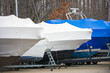 shrink wrap on sailboat and power boat