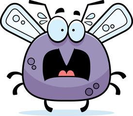 Sticker - Scared Little Mosquito