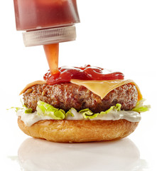 Sticker - Preparation of burger