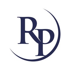 Wall Mural - letter r and p. logo vector.
