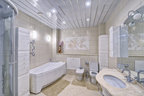 Russia Moscow Modern Interior Bathroom Design Urban Real