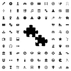 Poster - Puzzle icon illustration