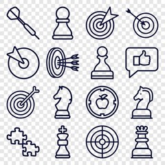 Poster - Set of 16 strategy outline icons