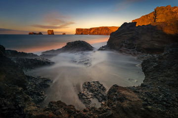 Wall Mural - dyrholaey rocks