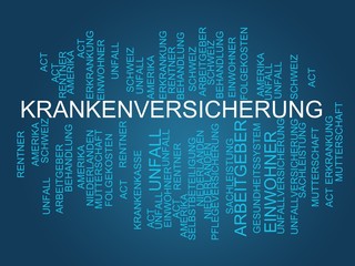 Canvas Print - Krankenversicherung