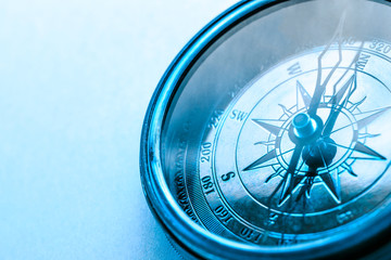 Wall Mural - Vintage metal compass