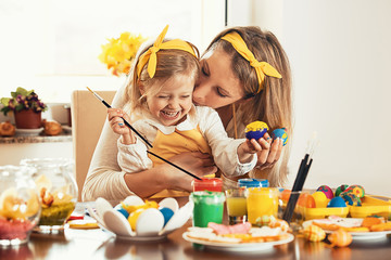 Painting Easter Eggs