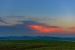 Summer Landscape, Altai, Siberia. Sunset in the mountains,