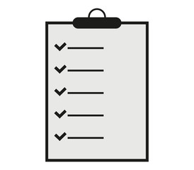 Canvas Print - icon checklist