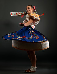 Wall Mural - Slovak folk dance 