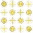 © Eugenock - Texture with 3D rendering abstract fractal yellow pattern