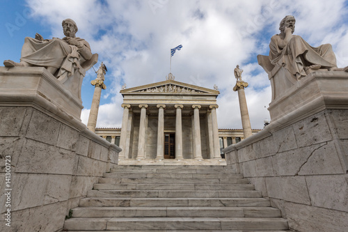 Obrazy Ateny  panoramiczny-widok-na-akademie-atenska-attyka-grecja