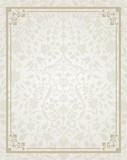 Fototapeta Na sufit - wedding card design, paisley floral pattern , India