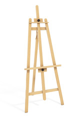 Leinwandbilder - Wooden Artist Easel. 3d Rendering