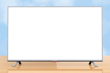 Aufkleber - Modern Flat Led or Lcd TV. 3d Rendering