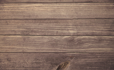 Wall Mural - rustic timber plank dark brown wood background