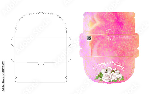 drawing greeting envelopes for money or weddings and celebrations
