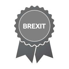 Wall Mural - Isolated badge with  the text BREXIT