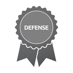 Wall Mural - Isolated badge with  the text DEFENSE