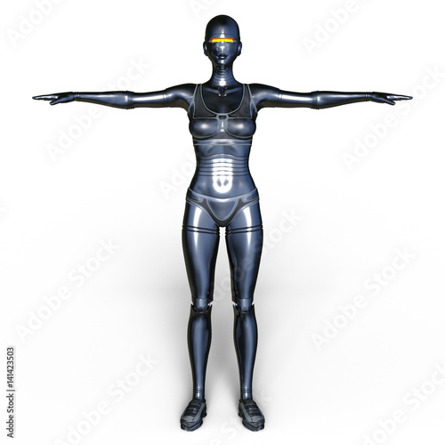 女性サイボーグ Stock Illustration Adobe Stock