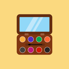 Wall Mural - makeup palette icon