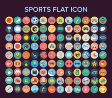 Sport Flat Icon Set