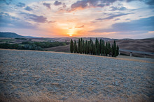 Panorama Of The Tuscan Land In Italy