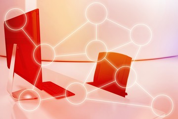 Poster - Composite image of progress icons 3d
