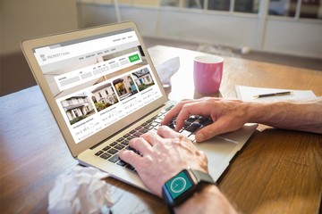 Poster - Composite image of composite image of property web site