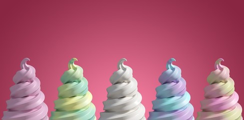 Poster - Composite image of 3d composite image of a cupcake