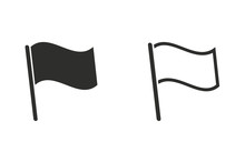 Flag - Vector Icon.