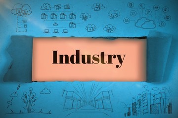 Poster - Composite image of composite image of business icons 3d