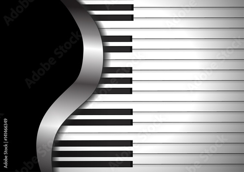Plakaty fortepian  wektor-klawiatury-fortepianu-na-czarnym-tle