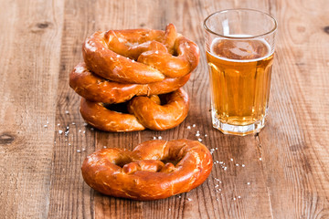 Bavarian pretzels.