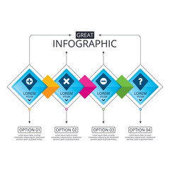 Poster - Plus and minus icons. Question FAQ symbol.